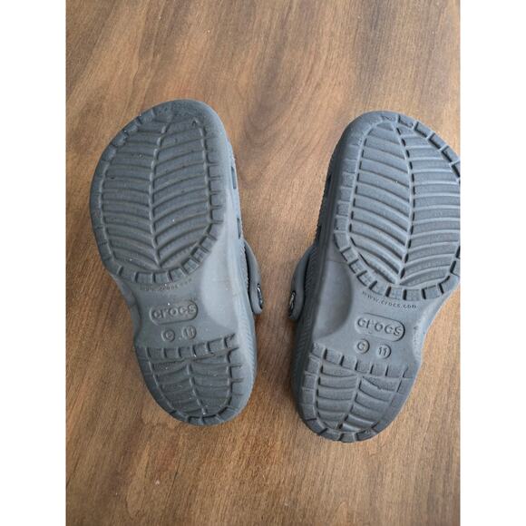 Toddler‎ Crocs Gray Size 11 - Picture 4 of 4
